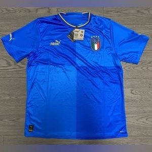 NWT ITALY Puma Home Football Soccer Jersey 2022-2023 NEW Mens Size L Authentic